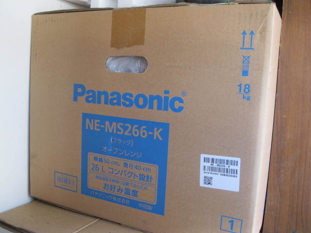 直販卸し売り PanasonicエレックNE-MS266-K 2019年製 電子レンジ/オーブン