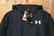 特価即決【新品】 UNDER ARMOUR ★ ジュニア 中綿 ベンチコート (YSM/130cm) ★ アンダーアーマー 撥水 ロングコート 税込定価1万5400円_画像7