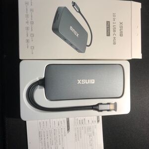 USB Cドッキングステーション USB ハブ XSUID hdmi 分配器 usbポート 10-in-1