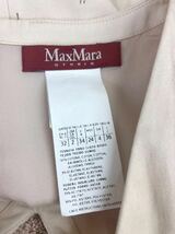 MAX MARA Studio マックスマーラ　レディース　ベージュ　総柄　ノースリーブ ワンピース　36表記_画像3