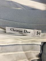 Vintage CHRISTIAN DIOR クリスチャンディーオル　レディース　半袖　ボーダー　ワンピース　38表記_画像3