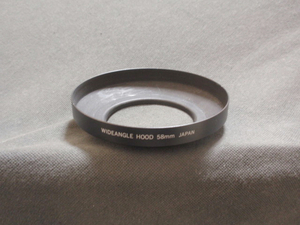 WIDEANGLE ワイドレンズ HOOD 58mm ねじ込み式 メタルフード レンズフード 送料120円から