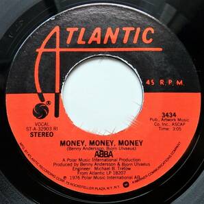 【USオリジナル7インチEP/4枚まとめて送料無料/定番Pop Discoチューン】ABBA / Money Money Money b/w Crazy Worldの画像2