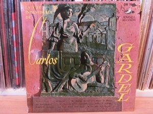 【タンゴ国内盤/10インチLP/ペラジャケ Angel OW-1068】CARLOS GARDEL / La Voz Inolvidable De Carlos Gardel