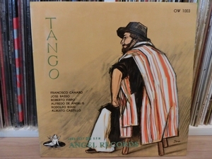 【タンゴ国内即決盤/10インチLP/Angel OW-1003】V.A.(JOSE BASSO/FRANCISCO CANARO etc) / Tango