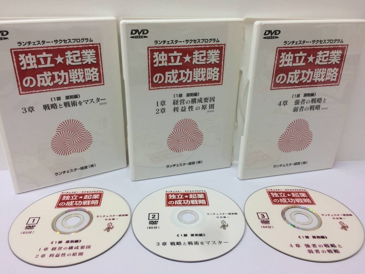 ランチェスター CD 一位づくりの組織戦略 竹田陽一 全4巻 4時間分