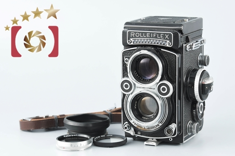 納得できる割引 Film 6x6 Format Medium TLR f/3.5 75mm Planar 3.5E Rolleiflex Camera  #894 二眼中判フィルムカメラ ローライフレックス - 大判、中判カメラ用 - labelians.fr
