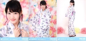 乃木坂46 伊藤純奈 生写真 浴衣 真夏の全国ツアー2015 3種セット 2015 August-Ⅱ