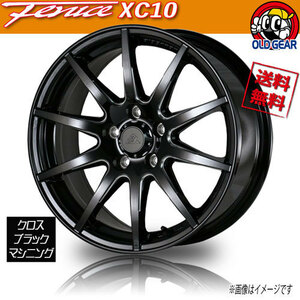 ホイール新品 4本セット ドゥオール フェニーチェ クロス XC10 グロスブラック/M 17インチ 5H114.3 7.5J+42 業販4本購入で送料無料 RAV4