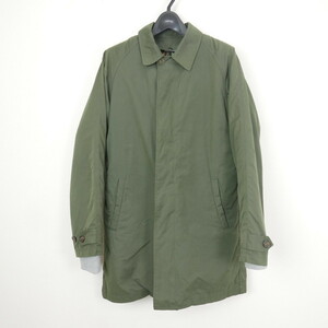 ROKX ロックス BALMACAAAN COAT バルマカーンコート ステンカラーコート カモフラ ライナー付 OLIVE コットン ポリエステル ナイロン S