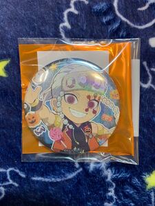★鬼滅の刃 ハロウィン 宇髄天元 缶バッジ ホロ レア 未開封 ユーフォーテーブル カフェ 限定★