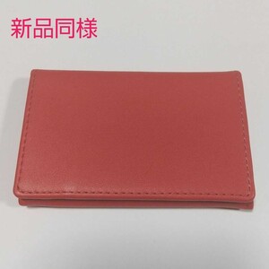 新品同様 scientia est potentia レザー カードケース カード入れ 名刺入れ パスケース