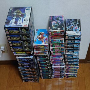 アオシマ 伝説巨神イデオン プラモデル 未組立 14種 55個セット