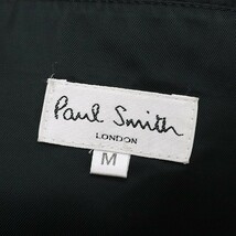 ◆Paul Smith LONDON/ポールスミス ロンドン カシミヤ混 ウール ステンカラー コート チャコールグレー M_画像8