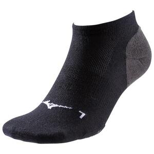 25.26.27cm regular price 3740 jpy 2 pairs set Mizuno 2P socks socks black black running slipping cease sport men's land 