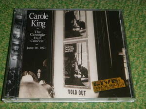 キャロル・キング　／　カーネギー・ホール・コンサート　/　Carole King　/　The Carnegie Hall Concert 1971