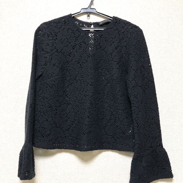 ZARA★花柄レース トップス
