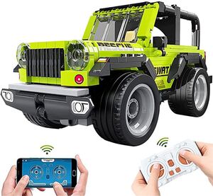 ラジコンカー リモコンカー 電動RCカー 2.4GHz 車おもちゃ ブロック APPプログラミング制御キット 320pcs