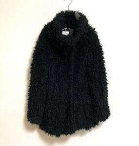 Z①/ superior article LIPSERVICE Lip Service boa coat fur coat outer SIZE:3 / black 