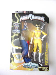 POWER RANGERS Power Ranger * in * Space желтый Ranger action фигурка LIMITED EDITION нераспечатанный товар Bandai USA