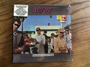 LP///美盤 【AC/DC】 Dirty Deeds Done Dirt Cheap　/米Org./シュリンク・Hypeステッカー、インナースリーブ付　美品