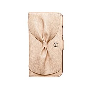 iPhone X IPHORIA リボンブックケース ピンク