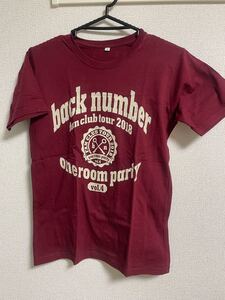 ライブTシャツ back number ファンクラブ限定ツアー2018 Sサイズ
