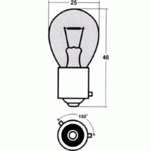 BenzベンツCLクラス クーペW215C215ウインカーバルブBAU15s電球12V/21W球S25アンバー球 ウィンカーオレンジ ウィンカー フロント リア_画像3