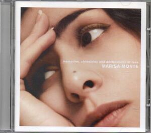 Marisa Monte Memories, Chronicles And Declarations Of Love 輸入盤 CD マリーザ・モンチ EU盤
