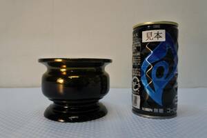 【長期保管品】新型天祥　琥珀色　香炉　仏壇　仏具（211028TS　V）2947　⑥　M