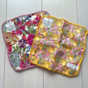 リバティ LIBERTY ART FABRICS タオルハンカチ リバティハンカチ ハンカチタオル リバティ生地 新品 2枚