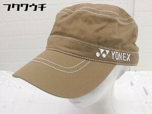 ◇ ◎ YONEX ヨネックス タグ付き スナップバック ワーク キャップ 帽子 ブラウン サイズフリー(56～59cm) メンズ