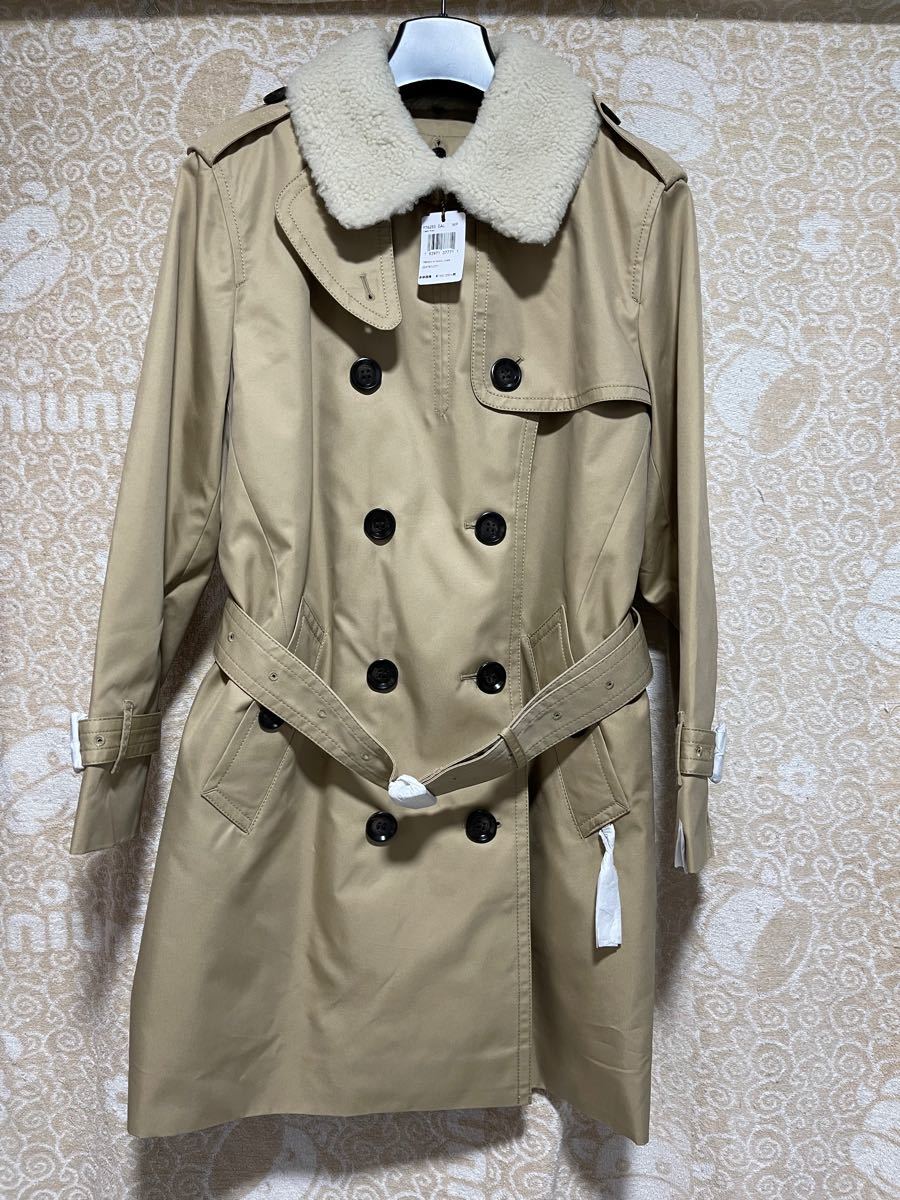 豊富なギフト Coach コーチ コート Aライン サーモンピンク ロゴ