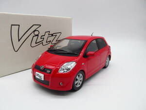 1/24 トヨタ 2代目ヴィッツRS Vitz RS　カラーサンプル 非売品 ミニカー　3P0 スーパーレッドⅤ