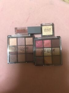 ダイソー ユーアーグラム アイシャドウパレットとグロスと単品ラメシャドウ セット