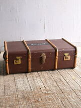 イギリス アンティーク スーツケース トランク ディスプレイ 旅行鞄 10554_画像1