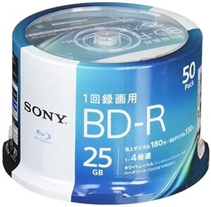 ソニー 50BNR1VJPP4 ビデオ用ブルーレイディスク 50枚×2
