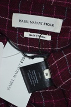 イザベルマラン　エトワール　ISABELMARANT　ETOILE　ボタンダウン　チェック　長袖　シャツ　36 D0071_画像6