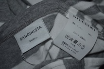 サンディニスタ　Sandinista　ロング　Ｔシャツ　S　SS20-07-TP　3pitch　side　slit　Border　L/S　Ｔｅｅ C7582_画像4