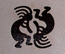 焼印・刻印 15mm角 Native American 09 Kokopelli ココペリ_画像3