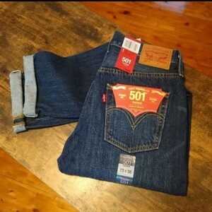 新品未使用 Levi's501 テーパードデニム size23 リーバイスゴーマルイチ