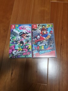 Nintendo Switch スーパーマリオオデッセイ と スプラトゥーン2