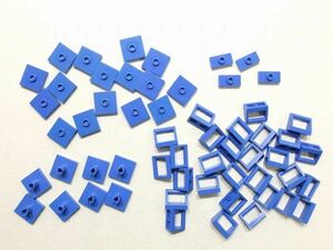 C83　未使用　青　ブルー　ポッチプレート　バー系パーツ色々まとめて　大量　レゴパーツ　LEGO