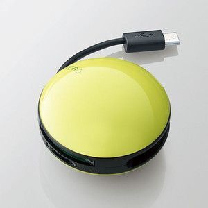 ★ELECOM メモリリーダライタ グリーン 27+5メディア
