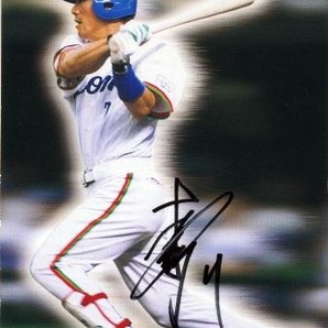 楽天 西武ライオンズ時代の松井稼頭央 直筆サインカード
