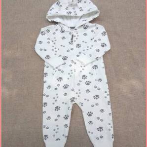 即決新作【カーターズ】3m★綿100%★ジャンプスーツ★熊耳★a12