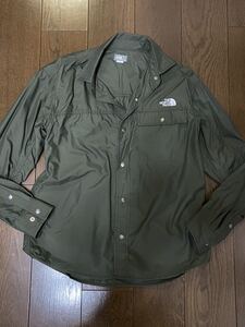 THE NORTH FACE ノースフェイス ロングスリーブヌプシシャツ S