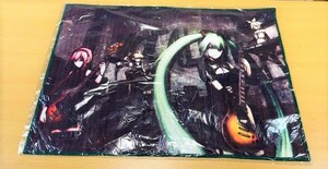 新品　未使用品　ボカロキャラ集合　フロアマット　初音ミク　巡音ルカ　鏡音レン　鏡音リン　フロアマット　滑り止め付き　890×595