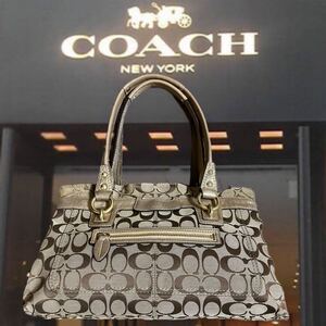 COACH コーチ シグネチャー トートバッグ ショルダーバッグ ハンドバッグ