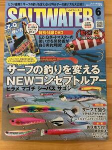 【未読品】SALTWATER 2017年6月号 サーフお釣りを変えるＮＥＷコンセプトルアー